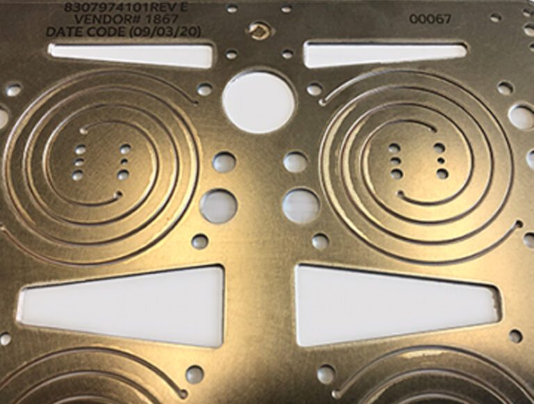 Internal cooling channels in metal